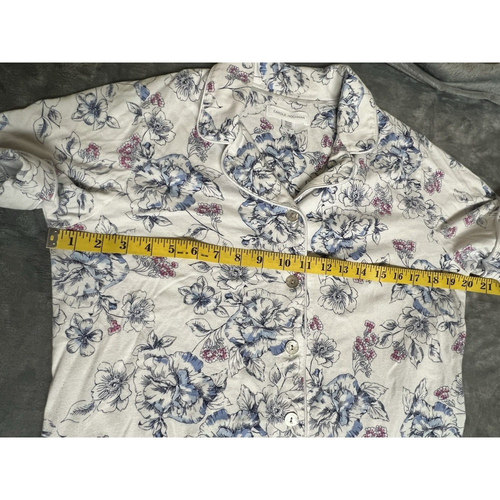 Carole Hochman Floral Women's Size Medium Cotton Modal pajama set Summer Lounge - Picture 10 of 11
